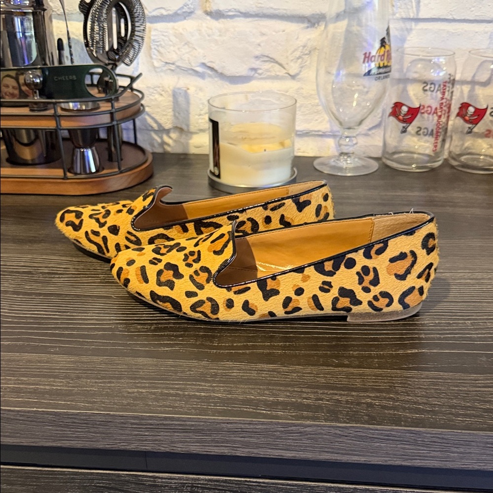 J. Crew Animal Print Women's Loafers - Picture 3 of 6